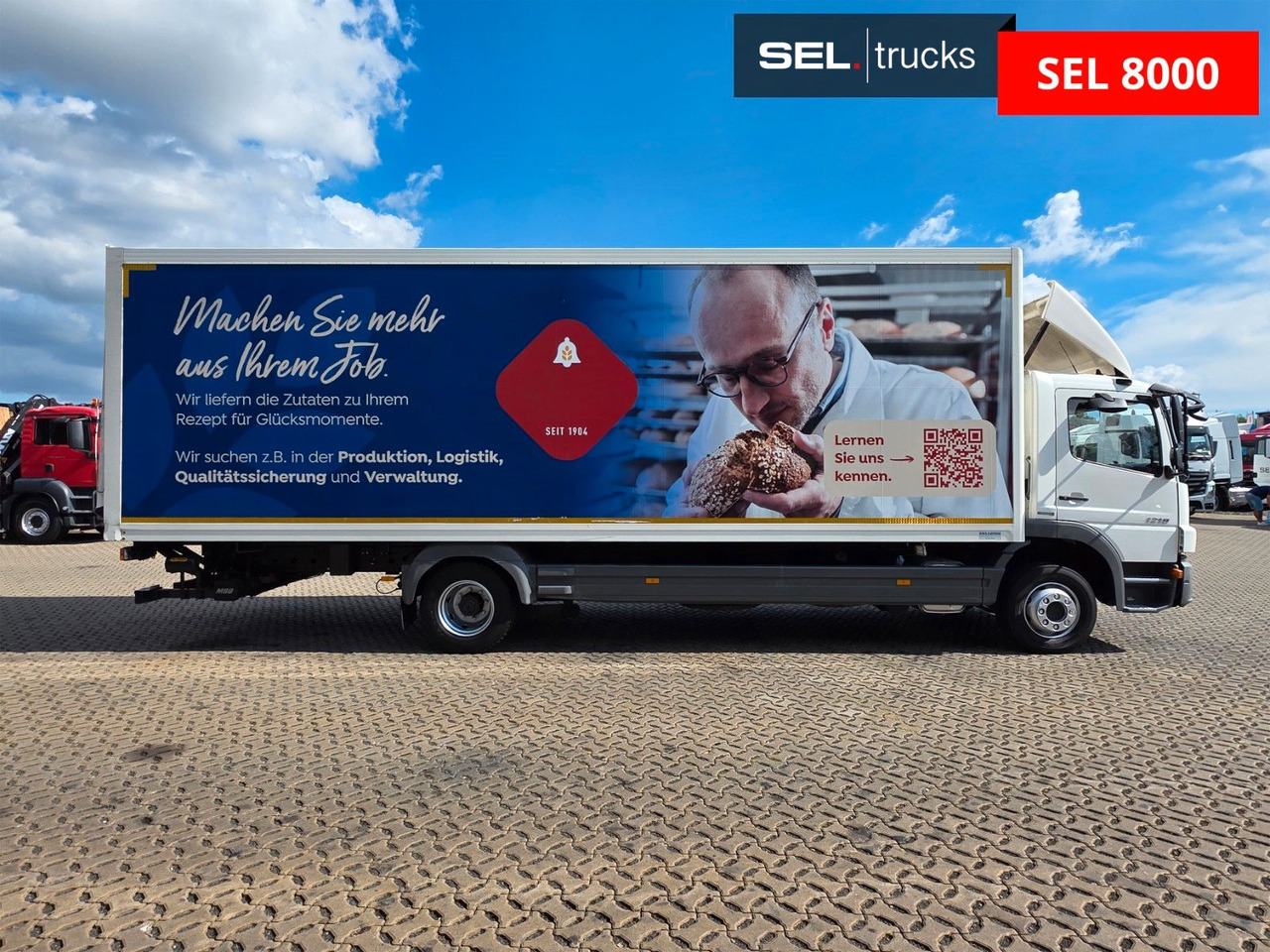 Mercedes-Benz Atego 1218 / Ladebordwand - Box truck: picture 4 Mercedes-Benz Atego 1218 / Ladebordwand - Box truck: picture 4