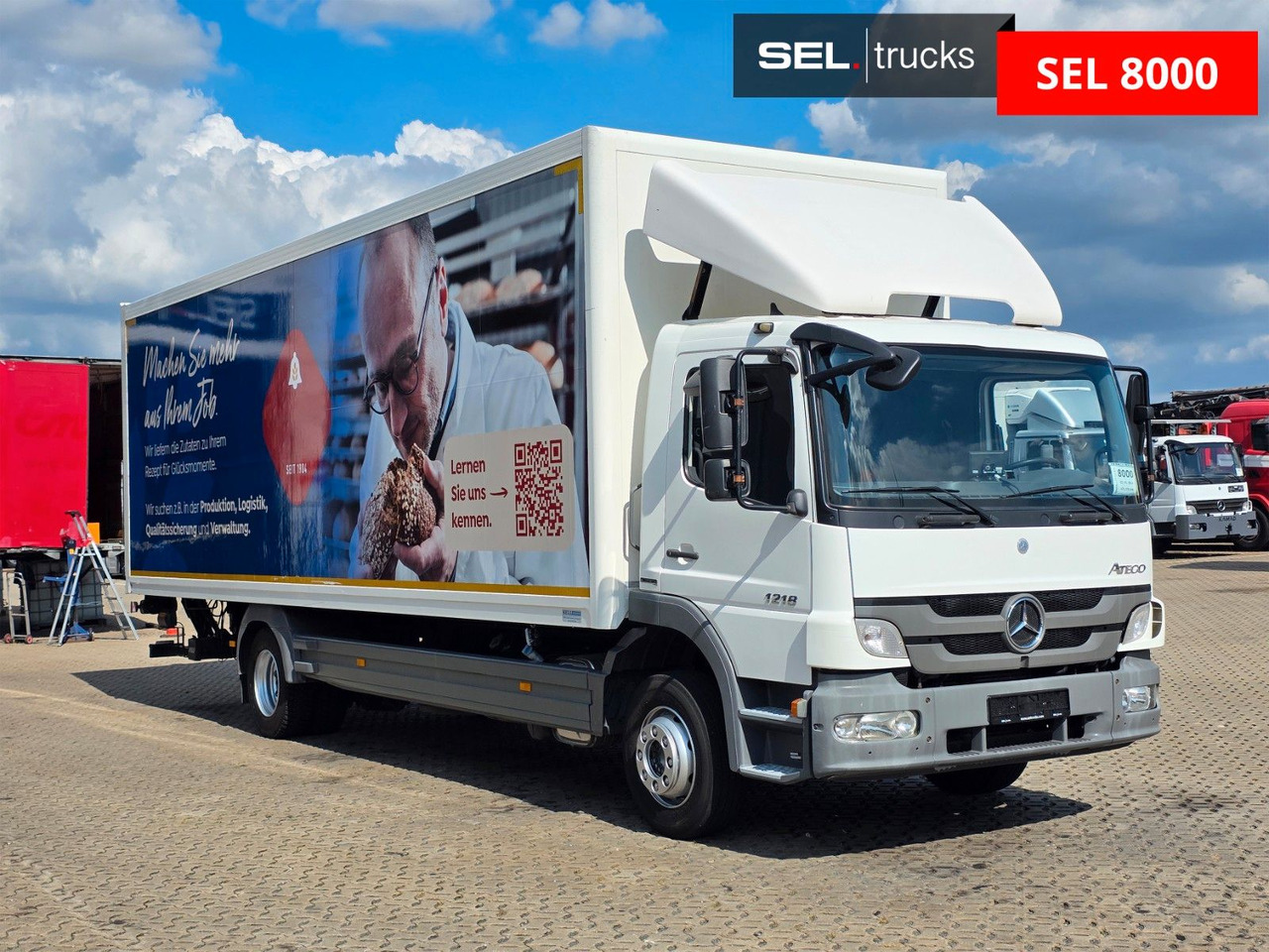 Mercedes-Benz Atego 1218 / Ladebordwand - Box truck: picture 3 Mercedes-Benz Atego 1218 / Ladebordwand - Box truck: picture 3