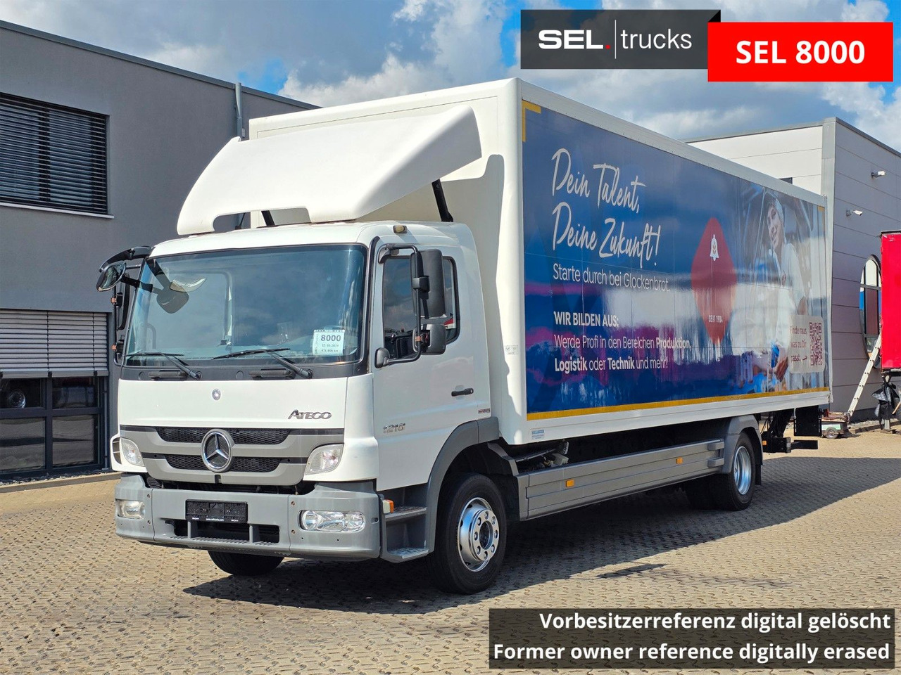 Mercedes-Benz Atego 1218 / Ladebordwand - Box truck: picture 1 Mercedes-Benz Atego 1218 / Ladebordwand - Box truck: picture 1