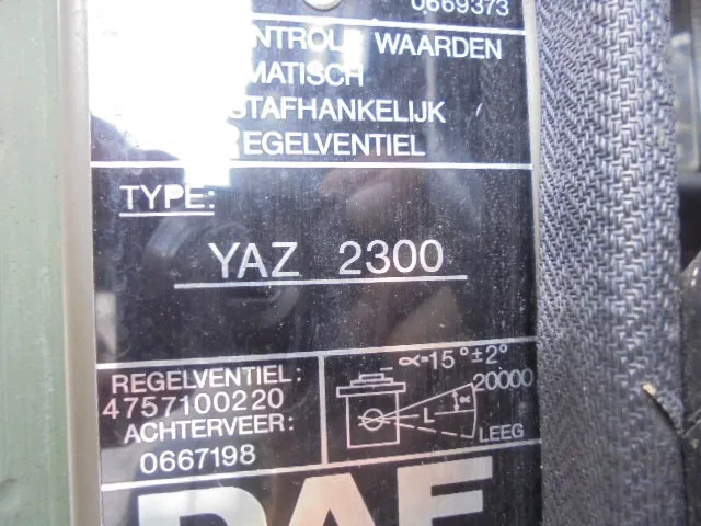 Dropside/ Flatbed truck DAF 2300 YAZ 2300 6x6: picture 18
