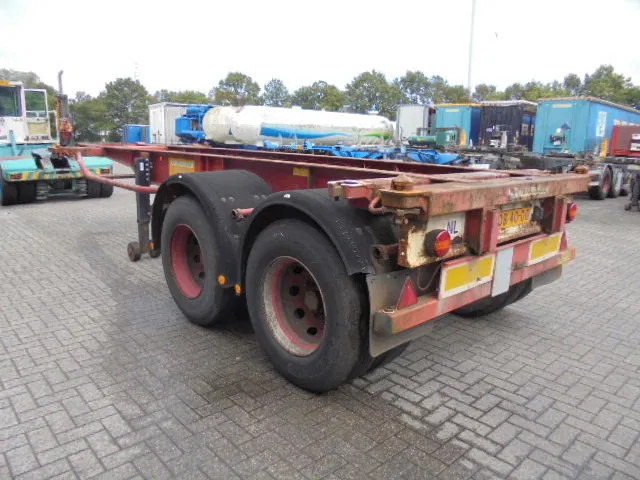 Container transporter/ Swap body semi-trailer Krone SZC 20 Z STEEL SUSPENSION: picture 6