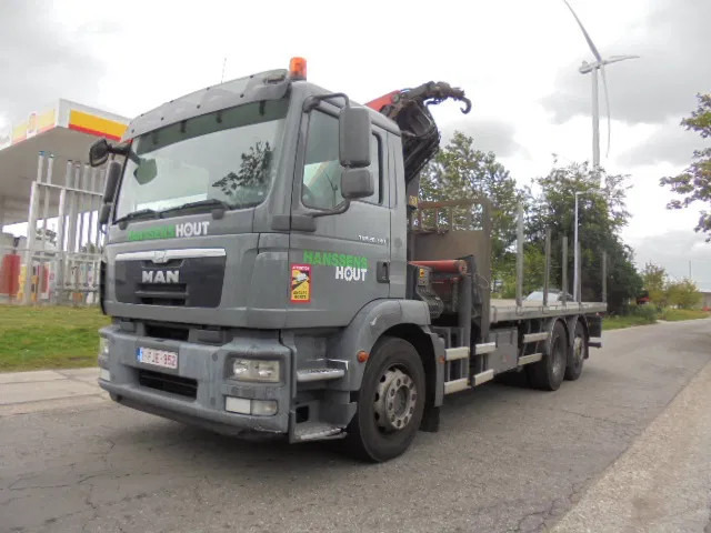 MAN TGM 26.340 340 6X2 GESTUURD - Dropside/ Flatbed truck, Crane truck: picture 1 MAN TGM 26.340 340 6X2 GESTUURD - Dropside/ Flatbed truck, Crane truck: picture 1