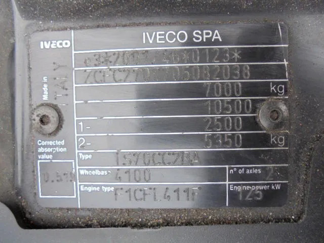 Truck Iveco Daily 70 70C17: picture 17