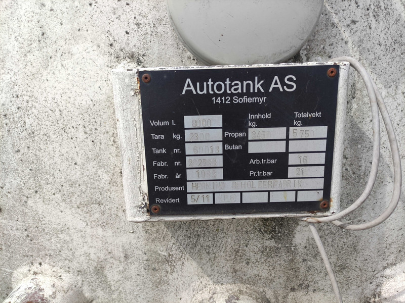 Fuel tank LPG Volume 8000L LPG tank: picture 6