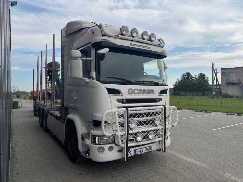 Scania R 730 + NARKO trailer - Log truck, Crane truck: picture 2 Scania R 730 + NARKO trailer - Log truck, Crane truck: picture 2