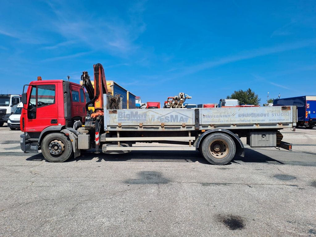 Dropside/ Flatbed truck, Crane truck Iveco EuroCargo ML 180E21 Kran PKK12500: picture 6