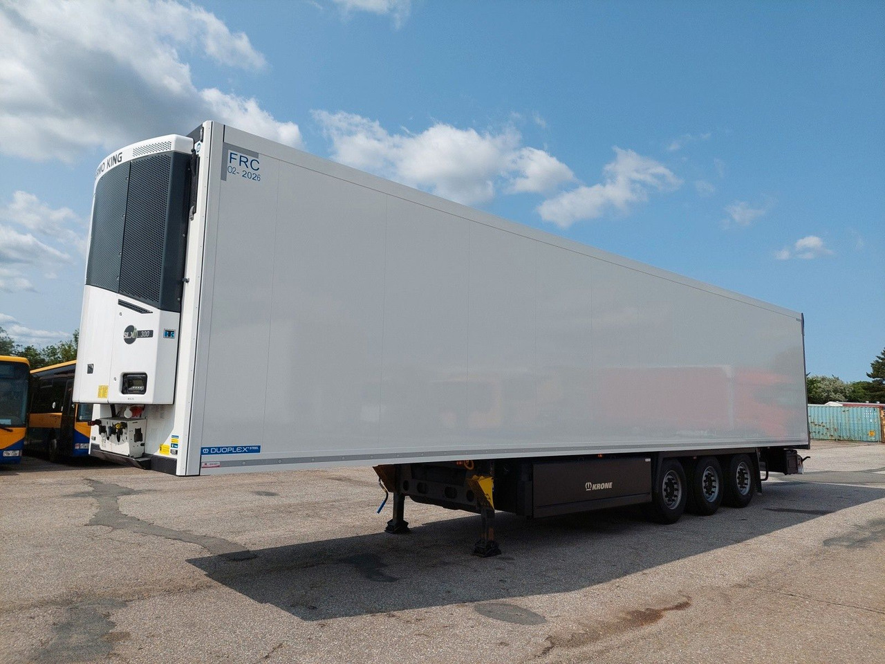 Krone SD Thermo King SLXi 300 7616 Motorstunden - Refrigerator semi-trailer: picture 1 Krone SD Thermo King SLXi 300 7616 Motorstunden - Refrigerator semi-trailer: picture 1