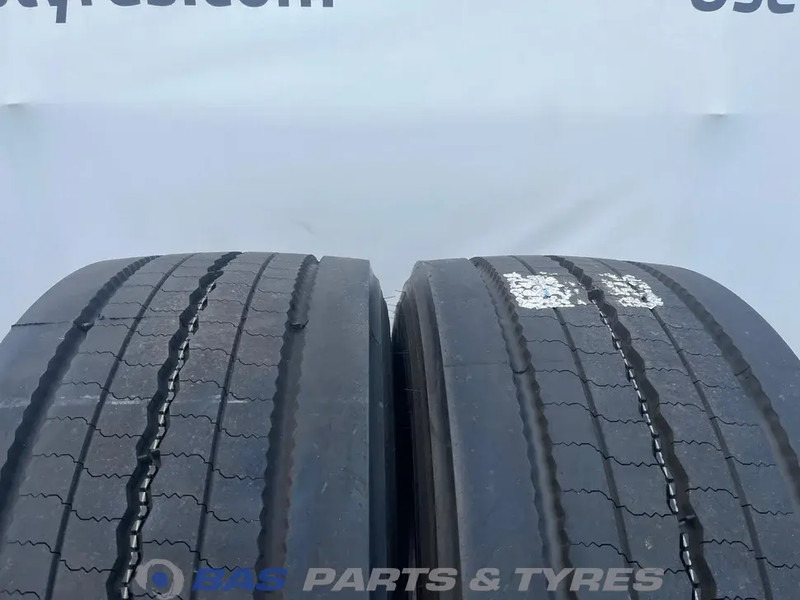 Bridgestone Bridgestone 385/55R22.5 DURAVIS R-STEER002 160/158 K M+S 3PMSF gebruikte set - Tire for Truck: picture 2 Bridgestone Bridgestone 385/55R22.5 DURAVIS R-STEER002 160/158 K M+S 3PMSF gebruikte set - Tire for Truck: picture 2