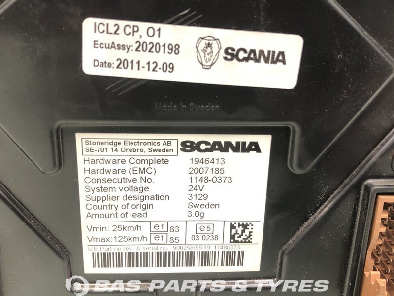Scania R-Serie Kombi-instrument Scania 2020198 - Dashboard for Truck: picture 3 Scania R-Serie Kombi-instrument Scania 2020198 - Dashboard for Truck: picture 3