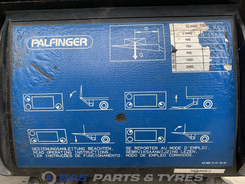 MBB-Palfinger Laadklep Palfinger - Spare parts for Truck: picture 5 MBB-Palfinger Laadklep Palfinger - Spare parts for Truck: picture 5