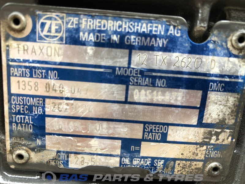ZF XF106 DAF 12TX2620 TD TraXon Versnellingsbak 2021034R - Gearbox for Truck: picture 5 ZF XF106 DAF 12TX2620 TD TraXon Versnellingsbak 2021034R - Gearbox for Truck: picture 5