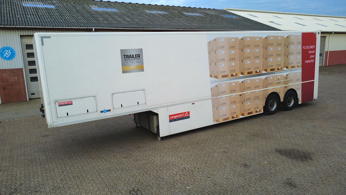 Langendorf Dobbeltstock - Closed box semi-trailer: picture 1 Langendorf Dobbeltstock - Closed box semi-trailer: picture 1