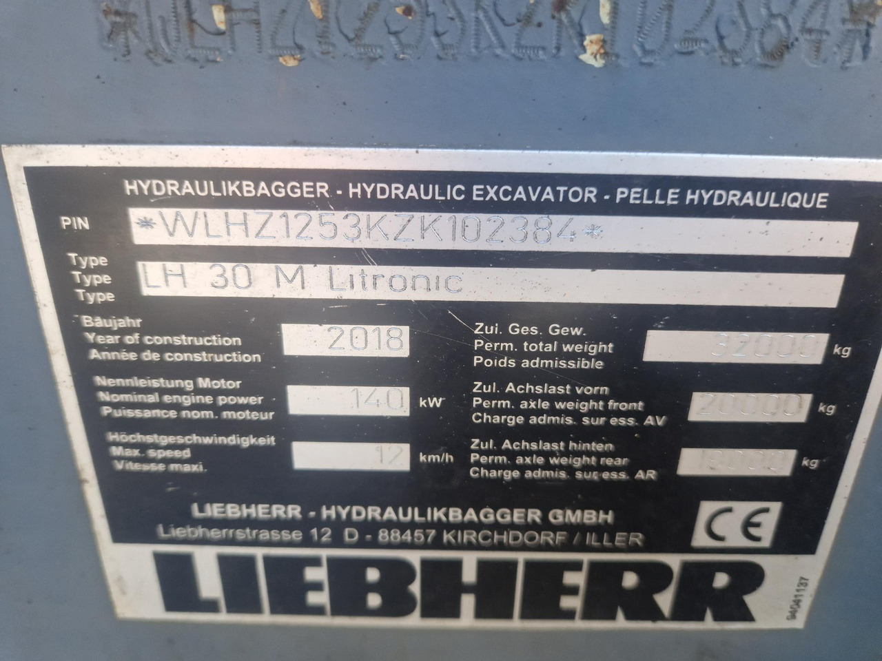 LIEBHERR LH30M - Waste/ Industry handler: picture 4 LIEBHERR LH30M - Waste/ Industry handler: picture 4