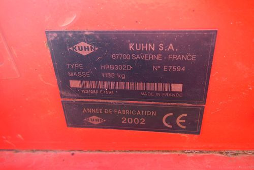 Combine seed drill Agregat uprawowo-siewny Kuhn Kuhn HRB302D I INTEGRA 3000 2002 Brona wirowa + siewnik KUHN agregat uprawowo-siewny 3m: picture 11