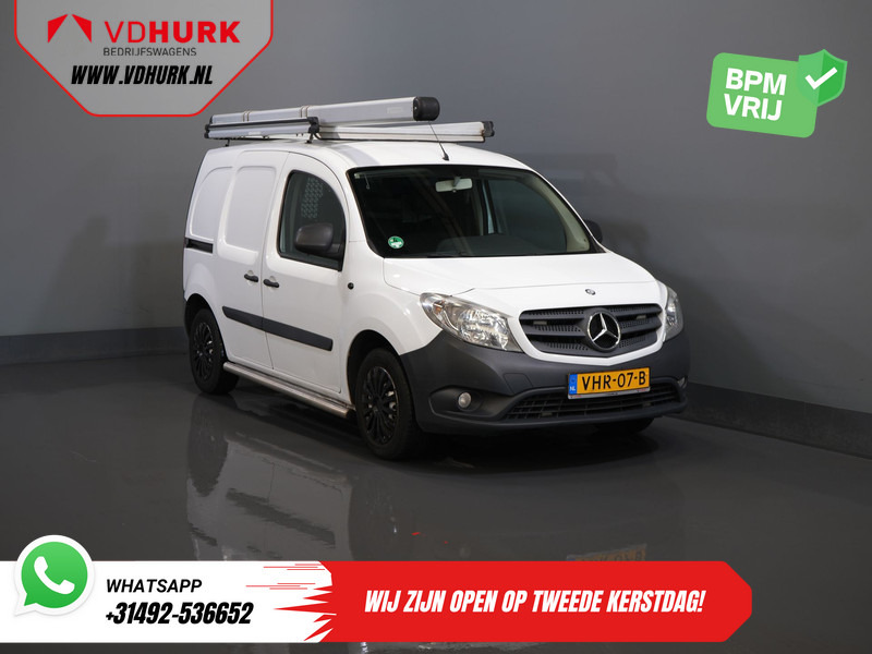 Mercedes-Benz Citan 112 BENZINE MARGE Imperiaal/ Inrichting/ Sidebars/ Airco/ Trekhaak/ PDC - Small van: picture 1 Mercedes-Benz Citan 112 BENZINE MARGE Imperiaal/ Inrichting/ Sidebars/ Airco/ Trekhaak/ PDC - Small van: picture 1