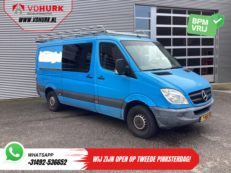 Mercedes-Benz Sprinter 313 2.2 CDI Aut. L2 DC Dubbel Cabine BPM VRIJ! Airco/ 2.8t Trekverm./ Imperiaal & Trap - Panel van, Combi van: picture 1 Mercedes-Benz Sprinter 313 2.2 CDI Aut. L2 DC Dubbel Cabine BPM VRIJ! Airco/ 2.8t Trekverm./ Imperiaal & Trap - Panel van, Combi van: picture 1