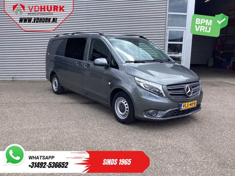 Mercedes-Benz Vito 114 CDI Aut. L3 XL DC Dubbele Cabine BPM VRIJ! LED/ Climate/ Navi/ Carplay/ Camera/ PDC/ Cruise - Small van, Combi van: picture 1 Mercedes-Benz Vito 114 CDI Aut. L3 XL DC Dubbele Cabine BPM VRIJ! LED/ Climate/ Navi/ Carplay/ Camera/ PDC/ Cruise - Small van, Combi van: picture 1