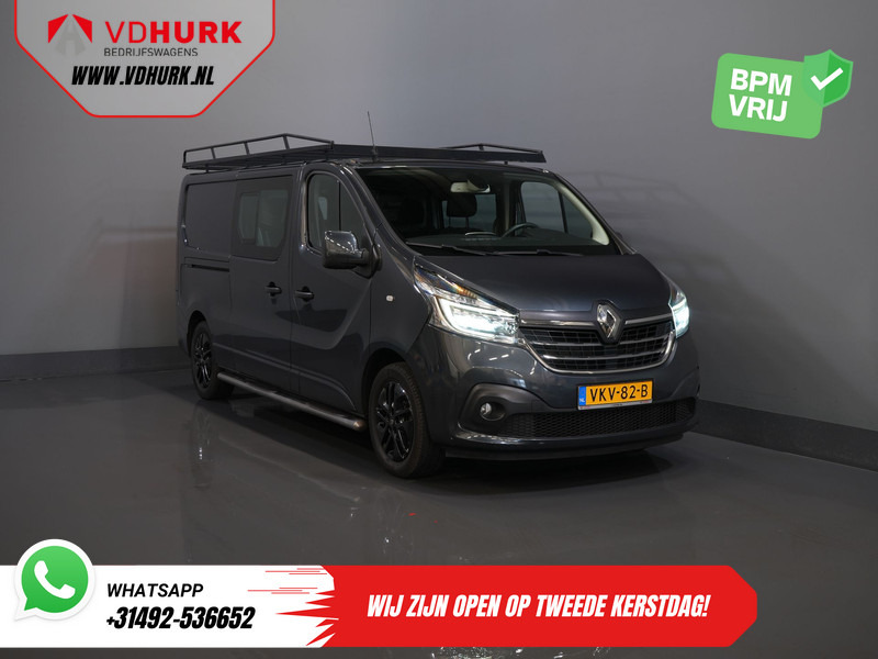 Renault Trafic 2.0 dCi 145 pk Aut. L2 DC Dubbel Cabine BPM VRIJ! 2xSchuifdeur/ LED/ Stoelverw./ Climate/ Cruise/ Imperiaal/ Sidebars/ Trekhaak/ - Small van, Combi van: picture 1 Renault Trafic 2.0 dCi 145 pk Aut. L2 DC Dubbel Cabine BPM VRIJ! 2xSchuifdeur/ LED/ Stoelverw./ Climate/ Cruise/ Imperiaal/ Sidebars/ Trekhaak/ - Small van, Combi van: picture 1
