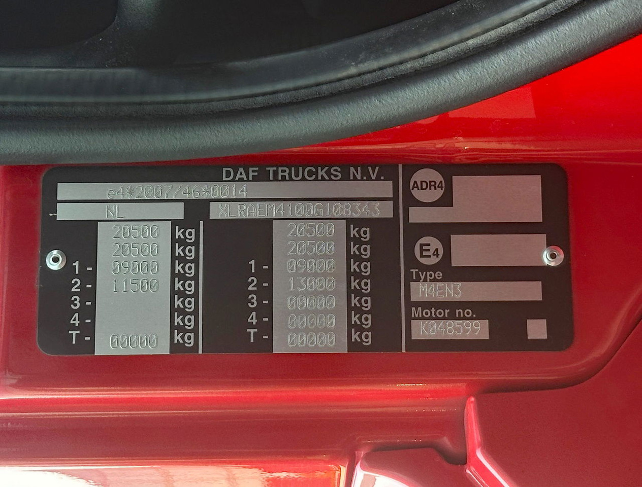 Box truck DAF CF 290 FA Space CAB Hardhouten Vloer 2500 KG Klep Nieuw Staat: picture 27