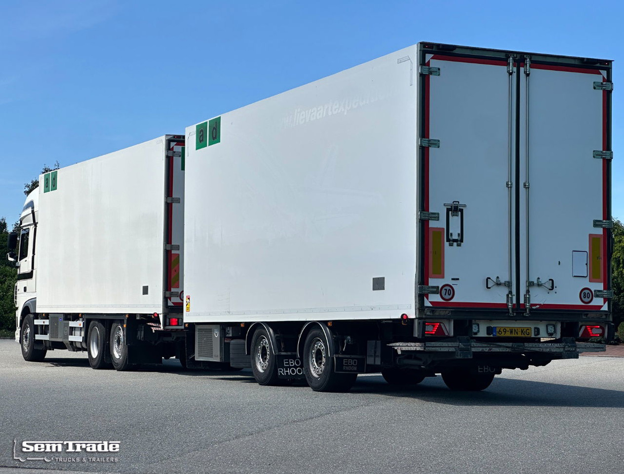 DAF XF 480 FAR SSC 2x Tail Lift 50 CC Trolleys Carrier TRS Iceland Super Condition NL-Combi - Refrigerator truck: picture 3 DAF XF 480 FAR SSC 2x Tail Lift 50 CC Trolleys Carrier TRS Iceland Super Condition NL-Combi - Refrigerator truck: picture 3