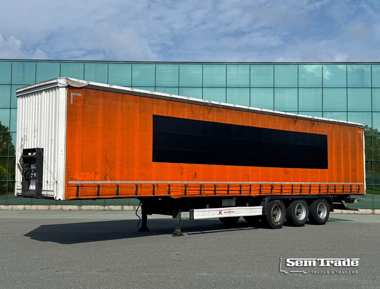 KAESSBOHRER Maxima Drum Brakes Sliding Roof NO Rust Galvanised Chassis TOP Condi - Curtainsider semi-trailer: picture 1 KAESSBOHRER Maxima Drum Brakes Sliding Roof NO Rust Galvanised Chassis TOP Condi - Curtainsider semi-trailer: picture 1