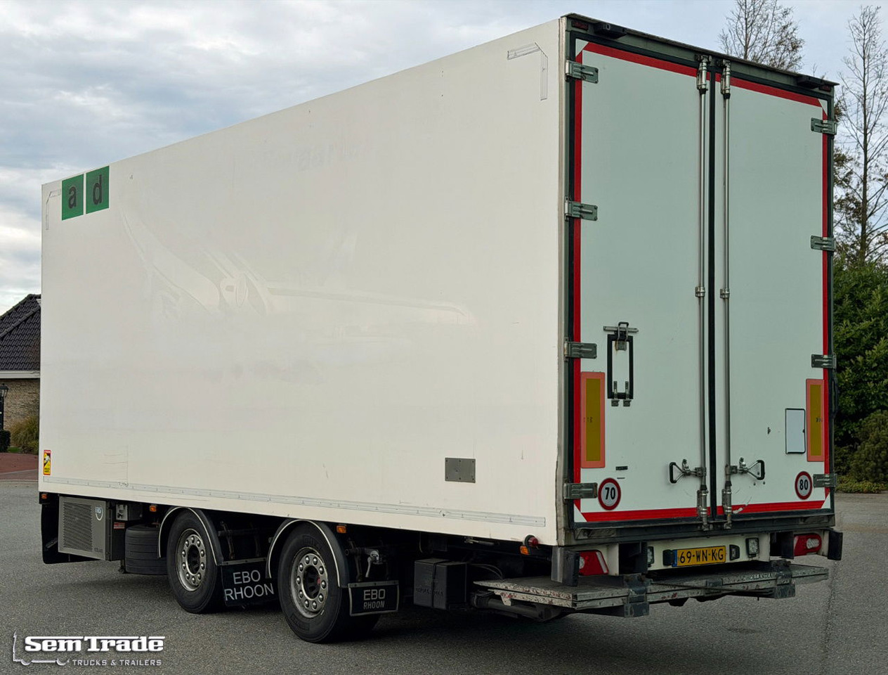 Van Weel VW 18000 VW EBO Isolated BOX TRS Cooling Tail Lift NL-Trailer - Other machinery: picture 3 Van Weel VW 18000 VW EBO Isolated BOX TRS Cooling Tail Lift NL-Trailer - Other machinery: picture 3