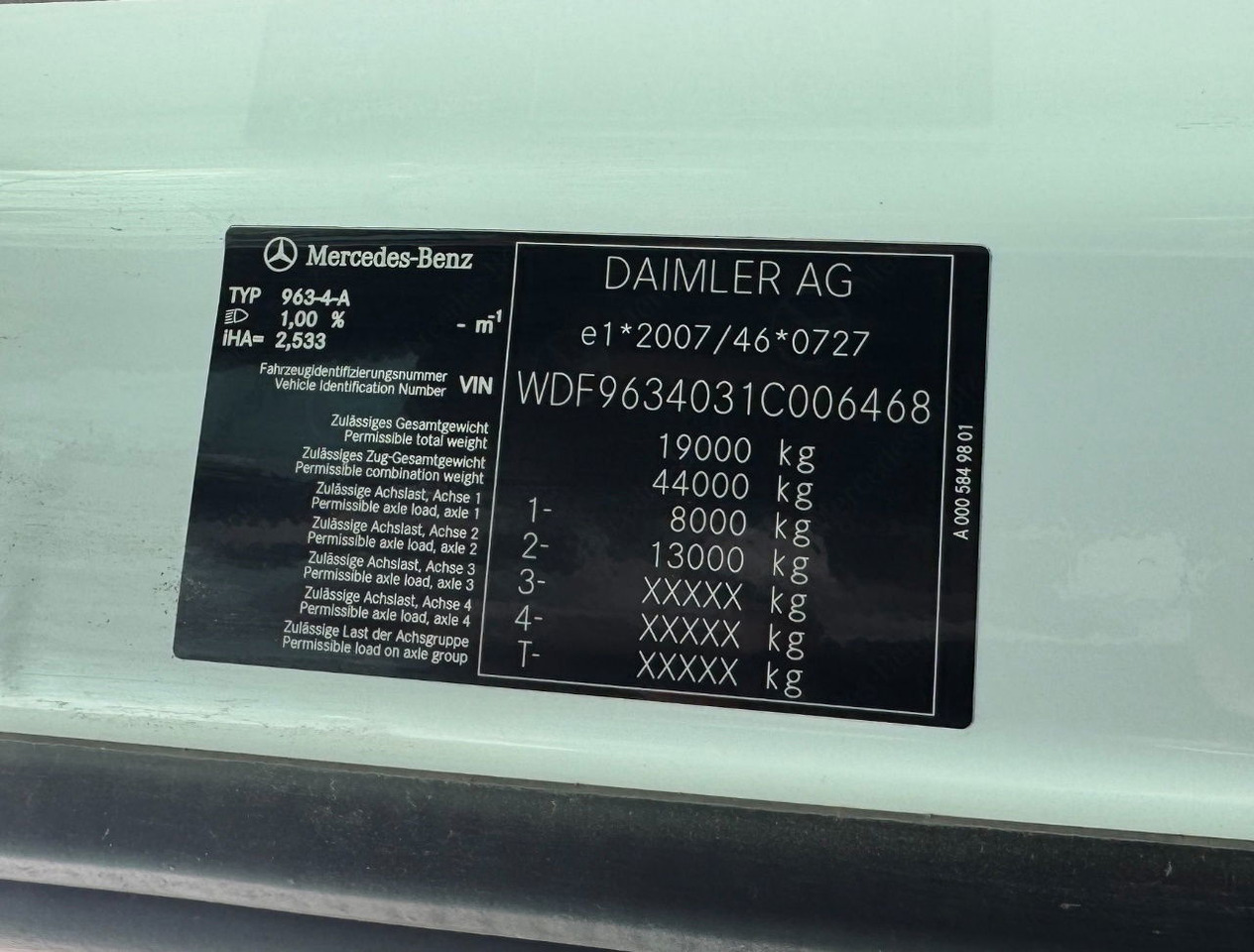 Tractor unit Mercedes-Benz Actros 1945 382.000 KM PTO + Hydraulics TOP Condition: picture 12