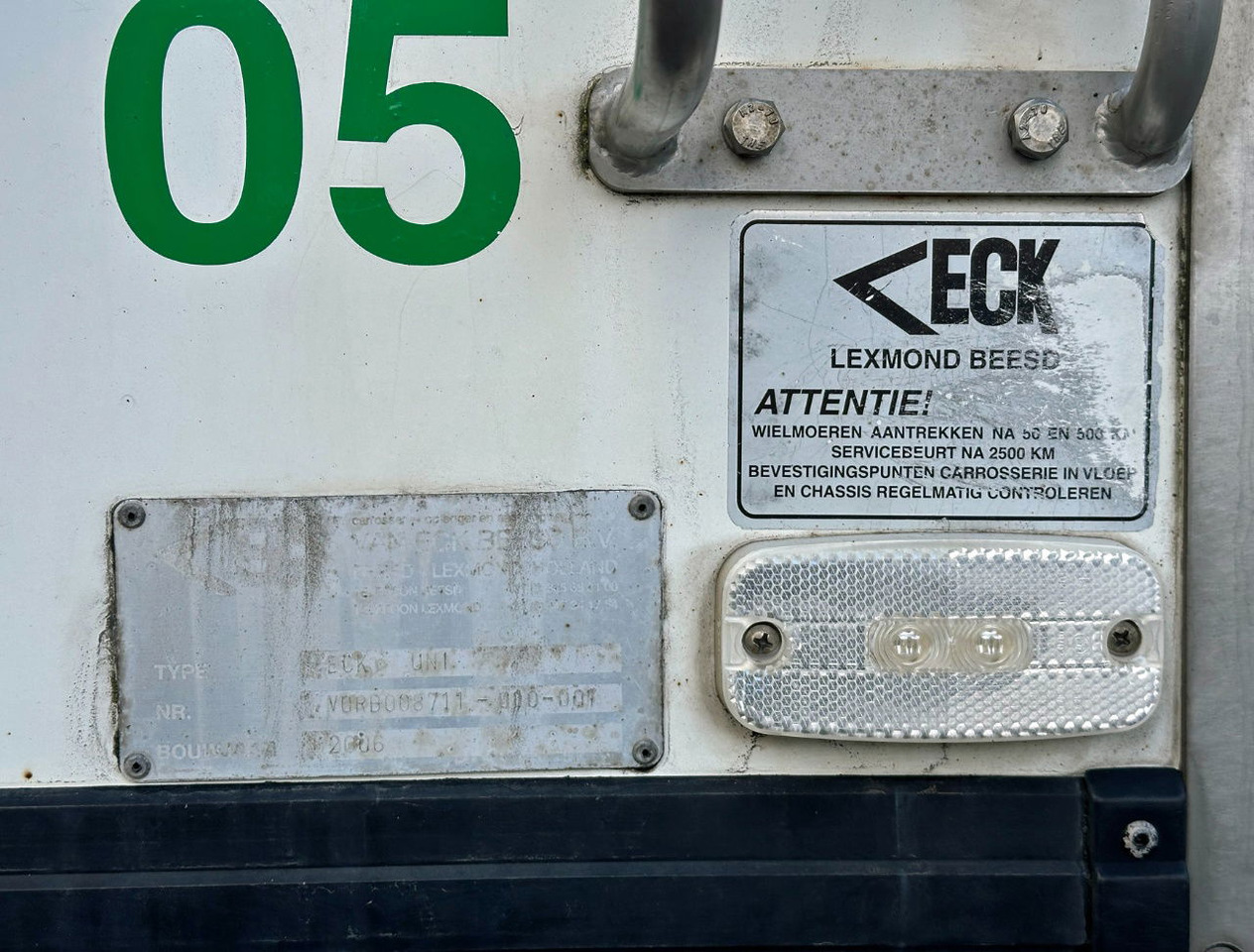 Refrigerator semi-trailer Van Eck 3 AS Koel Vries Carrier Vector 1800 Zeer Mooi Chassis Stuuras Tridec: picture 17