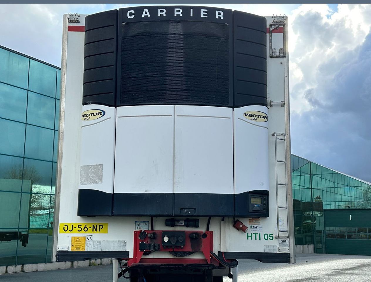 Refrigerator semi-trailer Van Eck 3 AS Koel Vries Carrier Vector 1800 Zeer Mooi Chassis Stuuras Tridec: picture 7