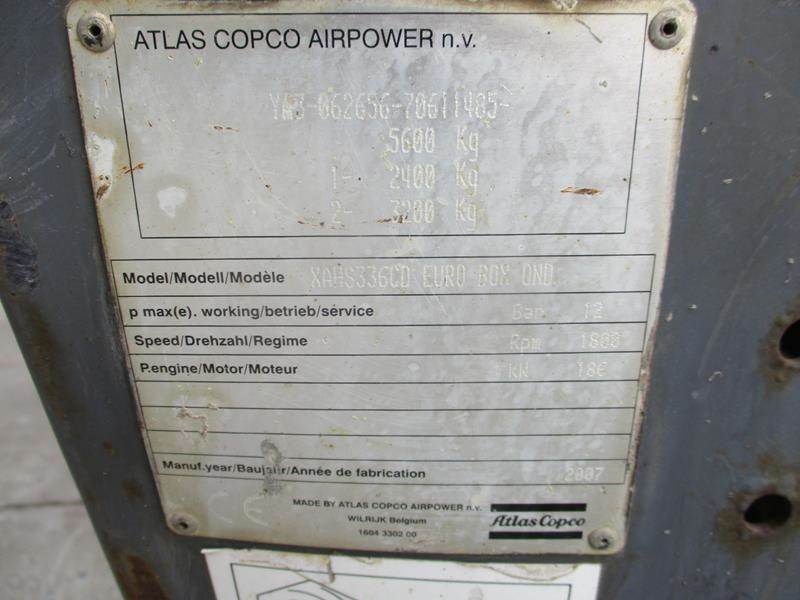 Air compressor Atlas-Copco XAHS 336 CD: picture 10