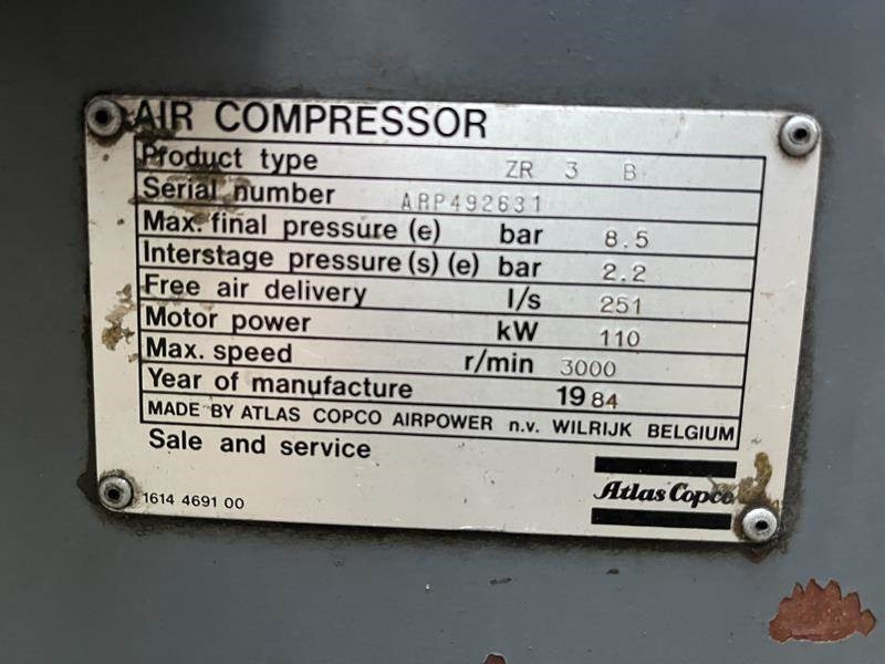 Atlas-Copco ZR 3 B - Air compressor: picture 2 Atlas-Copco ZR 3 B - Air compressor: picture 2