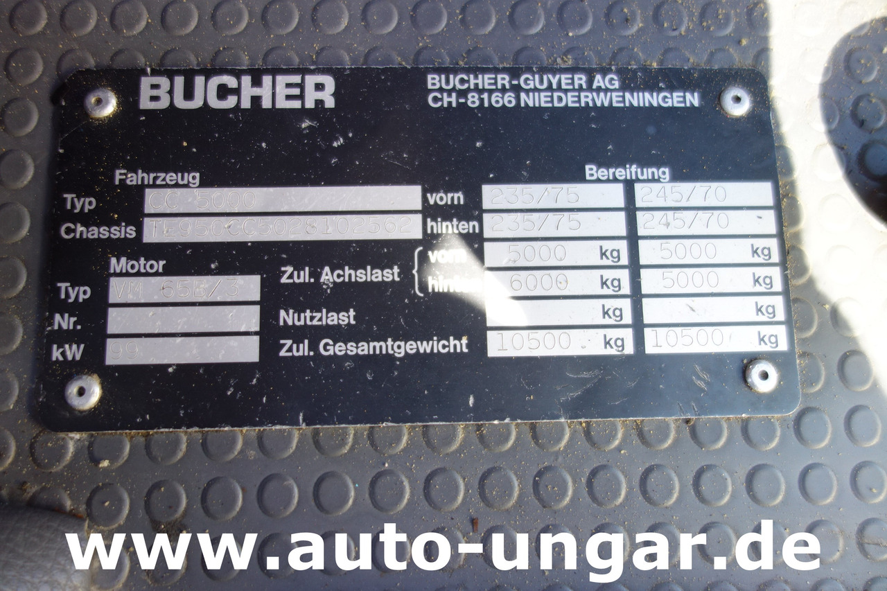 Road sweeper BUCHER CityCat CC5000 Schienenreiniger Kehrmaschine RailRoad Zweiweg: picture 19