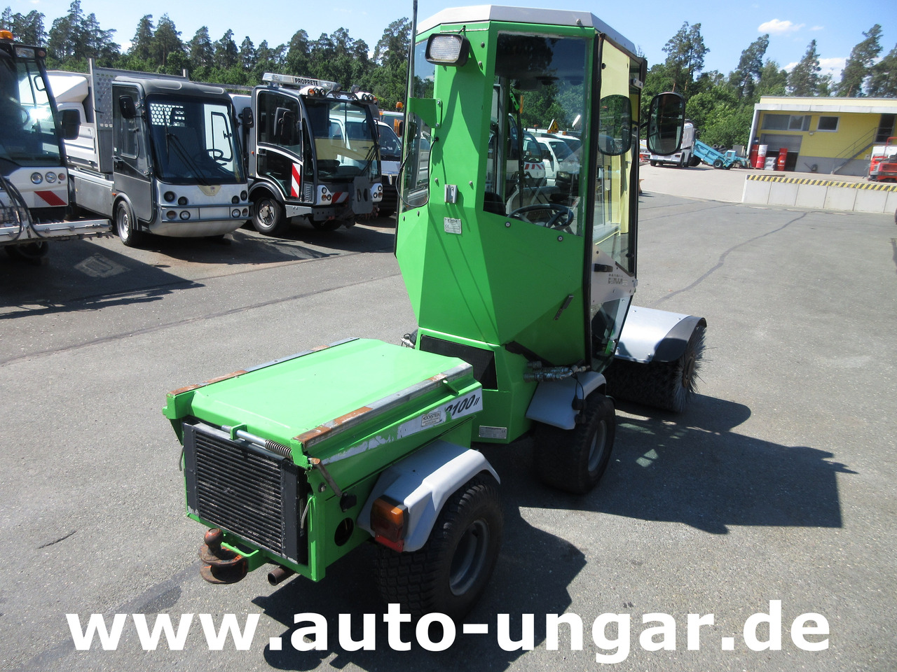 Municipal tractor Egholm Nilfisk 2100 Powerflex 4x4 Kipper AHK Hydraulik Bürste Winterdienst: picture 26