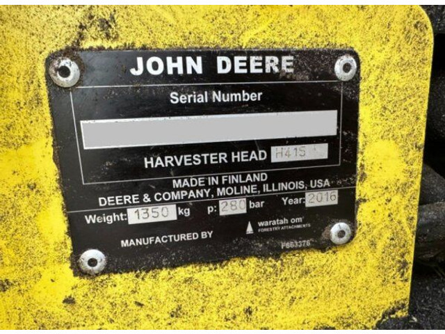 John Deere 1470E 6W +(2016) H415 - Forestry harvester: picture 5 John Deere 1470E 6W +(2016) H415 - Forestry harvester: picture 5
