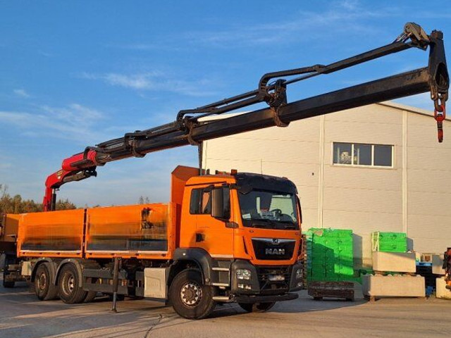 MAN 6x2 TGS 26.440 (6x4 problem!) - Dropside/ Flatbed truck, Crane truck: picture 2 MAN 6x2 TGS 26.440 (6x4 problem!) - Dropside/ Flatbed truck, Crane truck: picture 2