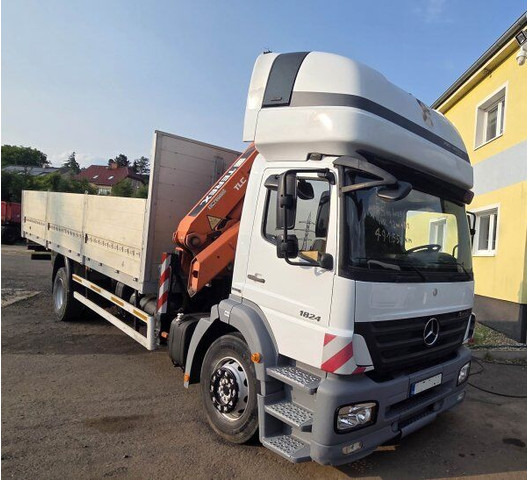 Mercedes-Benz 8m Axor 1824 - Dropside/ Flatbed truck, Crane truck: picture 2 Mercedes-Benz 8m Axor 1824 - Dropside/ Flatbed truck, Crane truck: picture 2