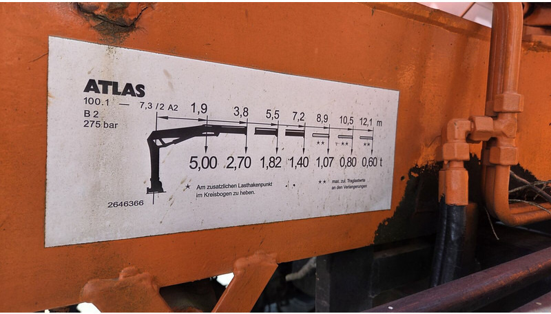 Mercedes-Benz UNIMOG 427.11 +12m! - Tipper, Crane truck: picture 5 Mercedes-Benz UNIMOG 427.11 +12m! - Tipper, Crane truck: picture 5