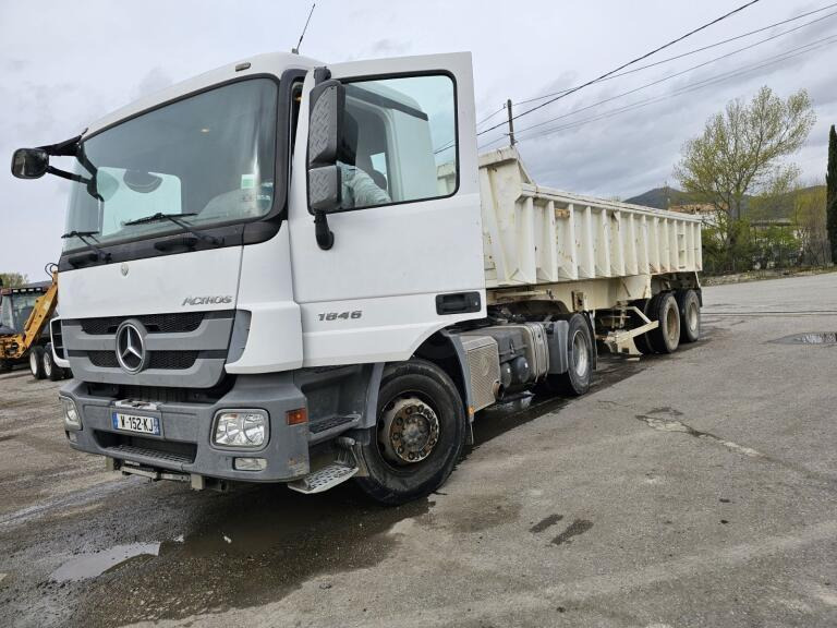 Mercedes Actros 1846 - Tractor unit, Tipper semi-trailer: picture 1 Mercedes Actros 1846 - Tractor unit, Tipper semi-trailer: picture 1