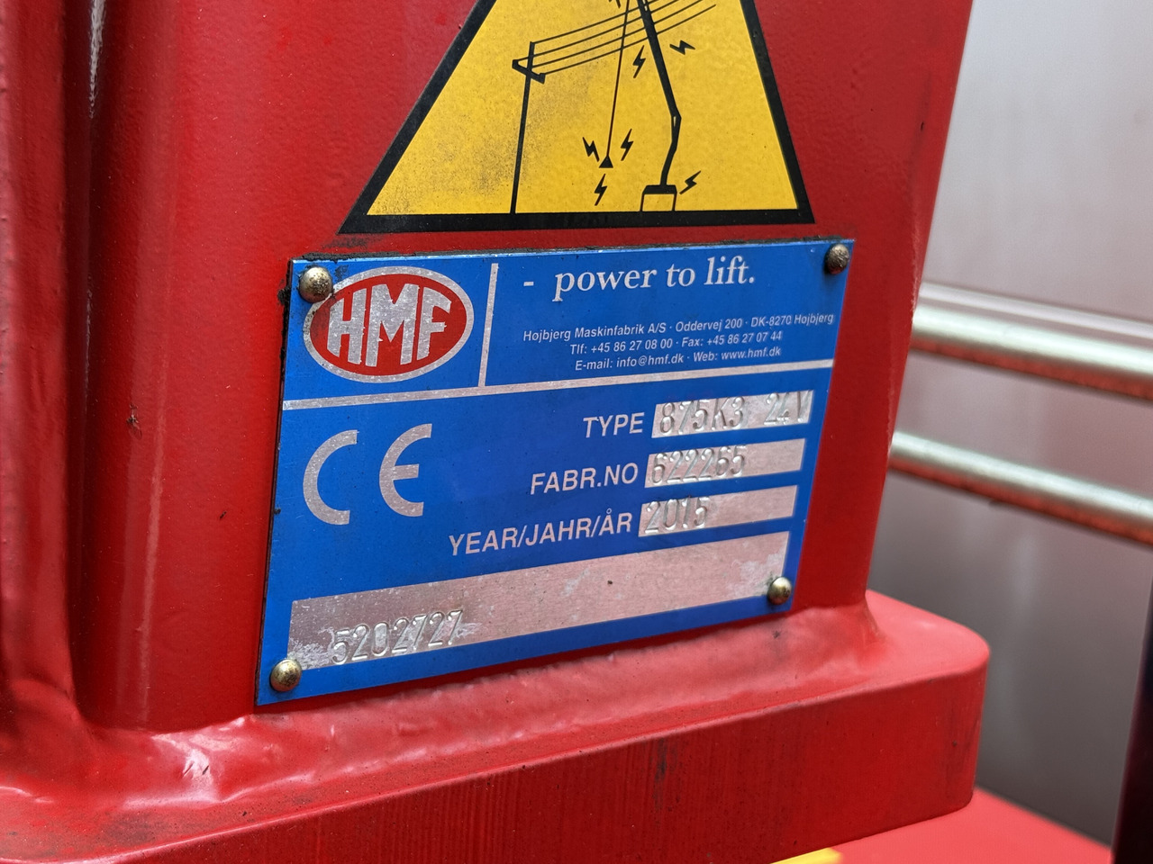 Dropside/ Flatbed truck, Crane truck Volvo FL250.16 HMF 875 K3: picture 7