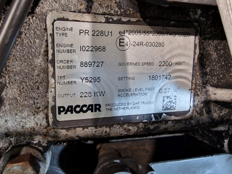 DAF CF PR228 U1 Refuse Spec Engine (Truck) - Engine for Truck: picture 2 DAF CF PR228 U1 Refuse Spec Engine (Truck) - Engine for Truck: picture 2