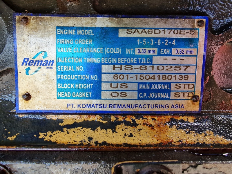 Engine for Construction machinery Komatsu SAA6D170E-5 Engine (Plant): picture 9