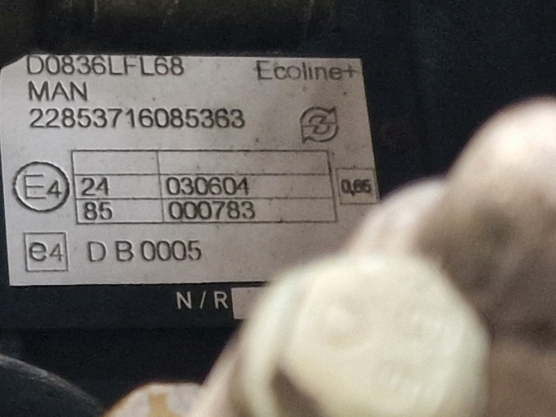 MAN D0836 LFL68 Engine (Truck) - Engine for Truck: picture 2 MAN D0836 LFL68 Engine (Truck) - Engine for Truck: picture 2