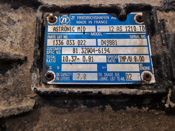 ZF Astronic 12AS1210TO Gearbox - Gearbox: picture 2 ZF Astronic 12AS1210TO Gearbox - Gearbox: picture 2
