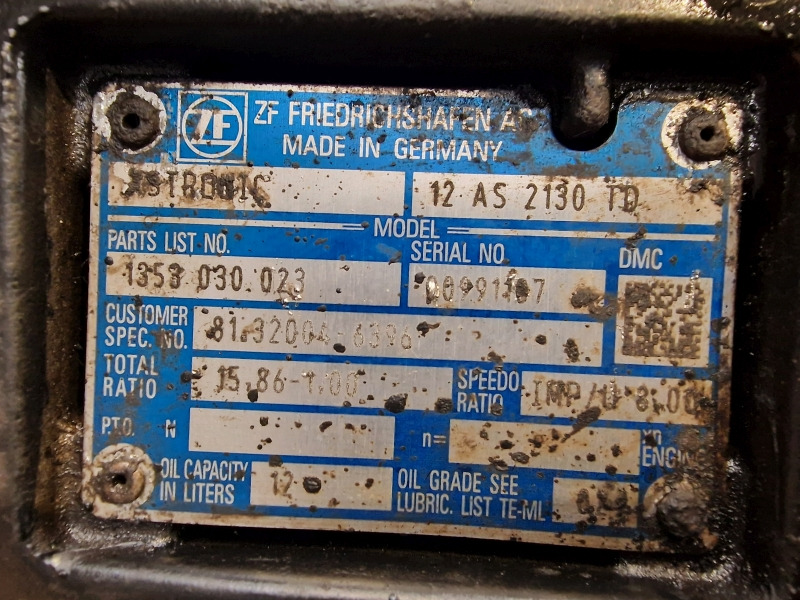 ZF MAN Astronic 12AS2130TD Gearbox - Gearbox: picture 2 ZF MAN Astronic 12AS2130TD Gearbox - Gearbox: picture 2