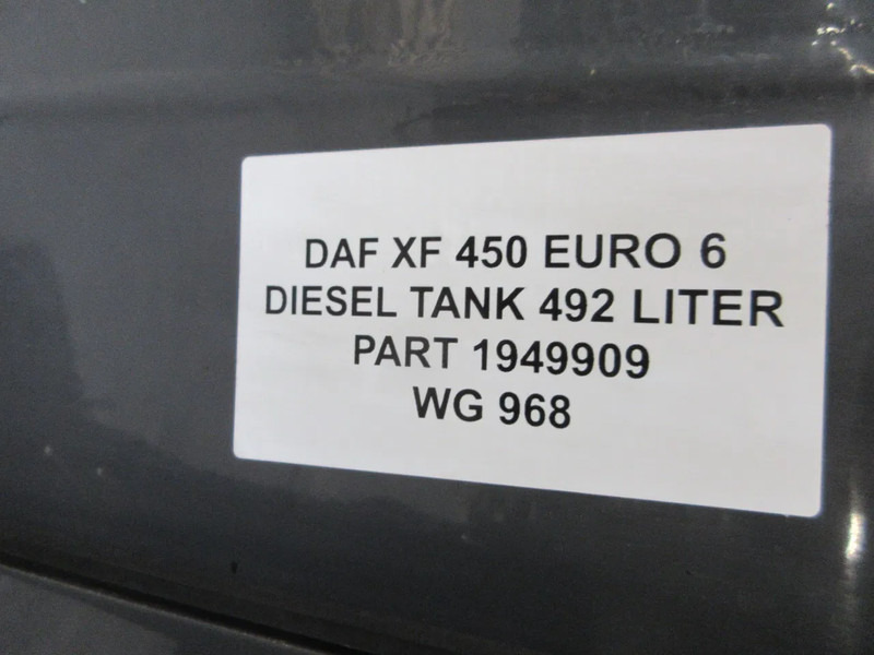 DAF 1949909 DIESELTANK 492 LITER DAF XF 450 EURO 6 MODEL 2021 - Fuel tank for Truck: picture 5 DAF 1949909 DIESELTANK 492 LITER DAF XF 450 EURO 6 MODEL 2021 - Fuel tank for Truck: picture 5