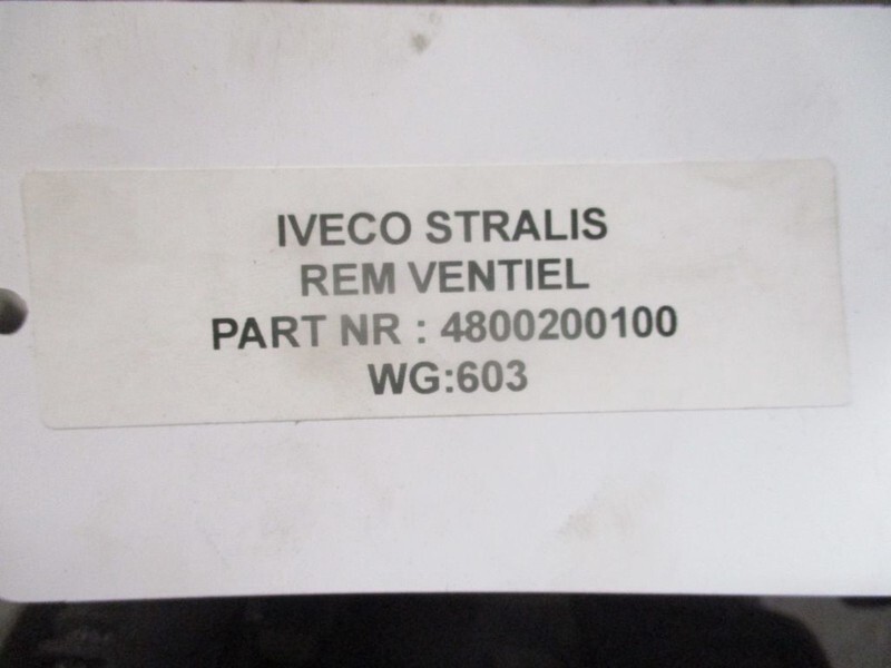 Iveco STRALIS 4800200100 REM VENTIEL - Valve for Truck: picture 2 Iveco STRALIS 4800200100 REM VENTIEL - Valve for Truck: picture 2