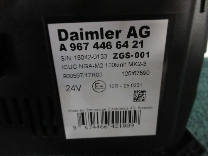 Mercedes-Benz A 967 446 64 21 INSTRUMENTENPANEEL MERCEDES ATEGO EURO 6 - Dashboard for Truck: picture 3 Mercedes-Benz A 967 446 64 21 INSTRUMENTENPANEEL MERCEDES ATEGO EURO 6 - Dashboard for Truck: picture 3