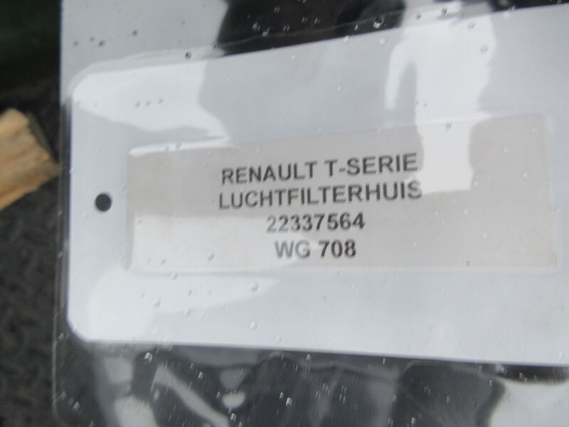 Renault 22337564 LUCHTFILTER RENAULT T SERIE 460 EURO 6 - Air intake system for Truck: picture 2 Renault 22337564 LUCHTFILTER RENAULT T SERIE 460 EURO 6 - Air intake system for Truck: picture 2