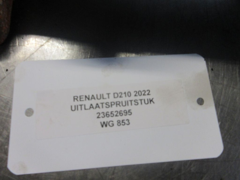 Renault 23652695 UITLAATSPRUITSTEUK RENAULT D 210 EURO 6 - Exhaust manifold for Truck: picture 2 Renault 23652695 UITLAATSPRUITSTEUK RENAULT D 210 EURO 6 - Exhaust manifold for Truck: picture 2