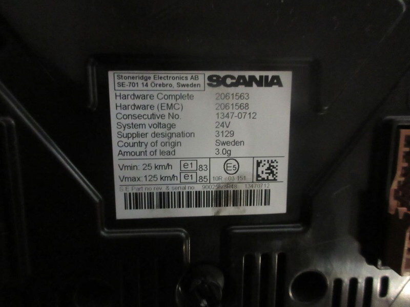 Scania 2061563 SCANIA R 410 EURO 6 - Dashboard for Truck: picture 2 Scania 2061563 SCANIA R 410 EURO 6 - Dashboard for Truck: picture 2